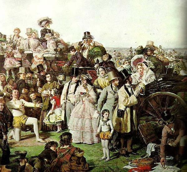 William Powell  Frith derby day, c. China oil painting art